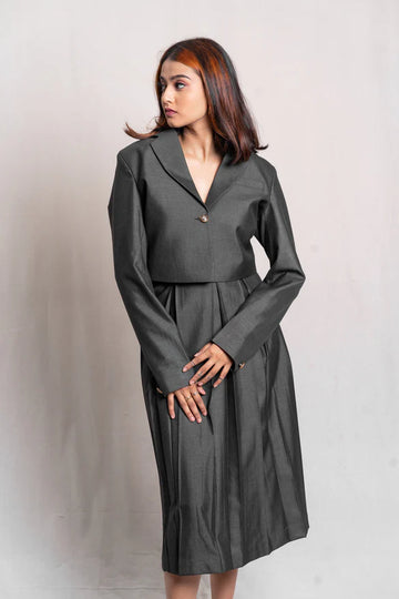 Charcoal Power Blazer